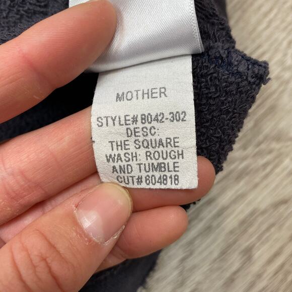 Mother The Square Crewneck Sweatshirt in Rough and Tumble Women's S - Picture 9 of 11
